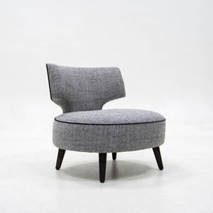 Fauteuil simple et moderne en métal pour salon, balcon, bureau, maison d'hôtes, réception d'hôtel, fauteuil de détente - Product Image 4