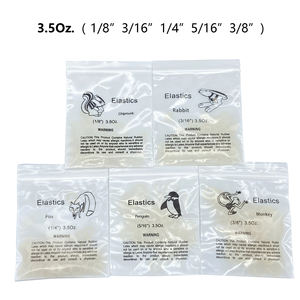 5000 Pezzi/Confezione Elastici Ortodontici ZOO Pack, Legature in Lattice per Apparecchi Dentali, 15 Misure 3.5oz 5.0oz 6.5oz - Product Image 5