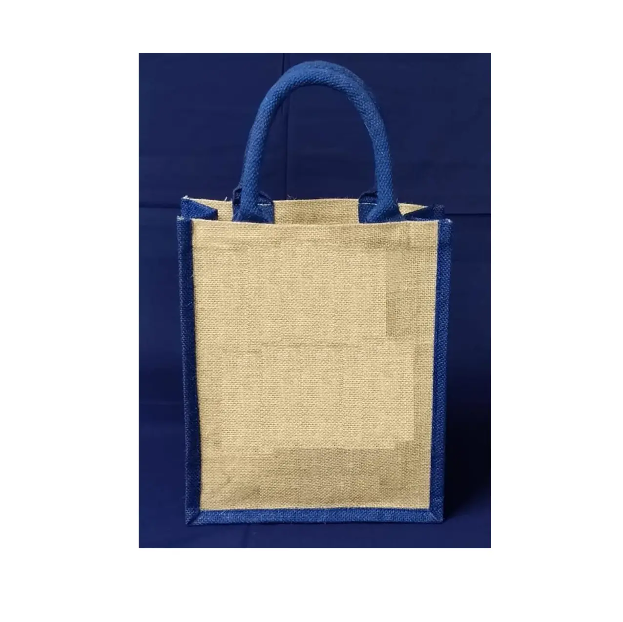 Export Quality Pp Laminated Jute Shopping Bag With Padded Rope Handle Shopping Bag from Indian Manufacturer