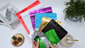 High Quality Custom Printed with window Heat Seal <b>Bags</b> PE Smell Proof Food Grade Packaging for Candy Baby Food <b>Cakes</b> Low MOQ - Product Image 6