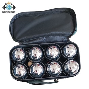 Jeu <span class=keywords><strong>de</strong></span> boules <span class=keywords><strong>de</strong></span> pétanque classique en métal argenté durable, portable, 6 boules, style français <span class=keywords><strong>Obut</strong></span> - Product Image 1