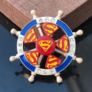 Coole promotionele speelgoedjes Dubbellaags Nieuwe Metalen Fidget Spinner Vingertop Fidget Spinners met Roer Zinklegering Hand Spinner Speelgoed - Product Image 5