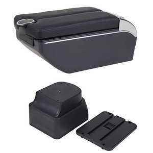 Reposabrazos ABS para <span class=keywords><strong>Mazda</strong></span> 2 <span class=keywords><strong>Hatchback</strong></span> 2008-2013 con Portavasos USB y Almacenamiento <span class=keywords><strong>Interior</strong></span> - Product Image 1