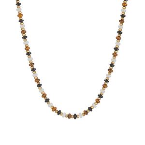 Collares de Joyería Fina con Ojo de Tigre Coreano, Collares de Cadena de Acero Inoxidable, Pulseras de Moda para Mujeres/Hombres - Product Image 1