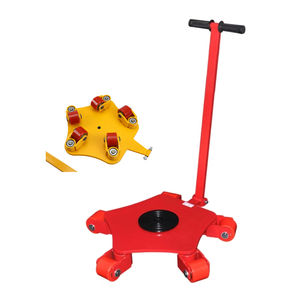 Type lourd chariot à cargaison d'entrepôt de série de CRP chariot à cargaison en caoutchouc de réservoir de roue de 15 tonnes - Product Image 1