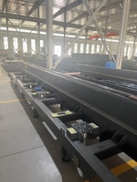 Meilleur prix pour une machine de découpe de tubes CNC à 2 mandrins, machine à découpe au laser à fibre pour tubes ronds et carrés, 6000W pour l'acier inoxydable