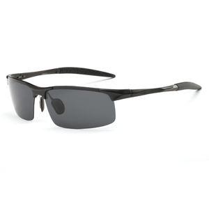 Lunettes de <span class=keywords><strong>soleil</strong></span> polarisées Al-Mg TAC pour hommes fabriquées sur mesure avec protection UV400 Style tendance OEM - Product Image 2