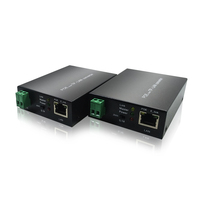 Convertidor Ethernet de Larga Distancia de 500 Metros y 100 Mbps sobre Par Trenzado de 2 Hilos, Extensor PoE de 48 V CC 802.3at para Cámara IP