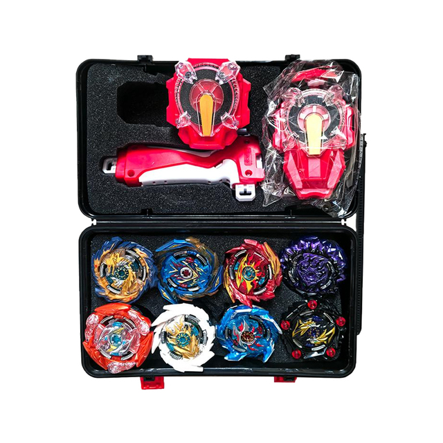 2025 Hot Spinning Tops Sets Kid Toys with Rope Metal fusion Launcher Battle Sport Games s Burst Gyro Gift for Boys Children