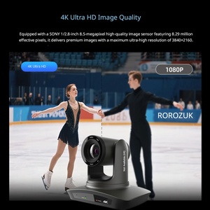 Caméra de vidéoconférence PTZ 1080P, caméra grand angle USB avec fonction Pan Tilt <span class=keywords><strong>Zoom</strong></span> pour réunions d'affaires, diffusion en direct, éducation - Product Image 4