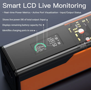 สถานีไฟฟ้าพกพา 220V พร้อมระบบ MPPT สำหรับการเดินทางฉุกเฉินกลางแจ้ง ท่องเที่ยวขับรถเอง ตั้งแคมป์ รถบ้าน - คุณสมบัติเด่น แบตเตอรี่สำรองภายนอก จ่ายไฟได้ 100 วัตต์ พกพาสะดวก - Product Image 6