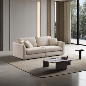 Juego de Sofás Nube de Diseño Italiano Muebles de Lujo para Sala de Estar Tela de Terciopelo Impermeable Sofá Seccional Modular - Product Image 2