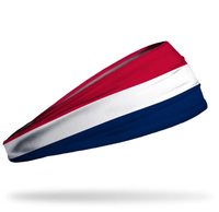 Bandeau de sport unisexe de haute qualité, personnalisé avec le drapeau des Pays-Bas pour les jours de match de football, idéal pour le yoga et le fitness, anti-transpiration