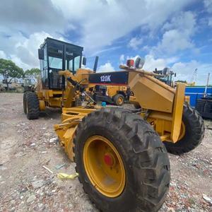Niveleuse Caterpillar 120K d'occasion pour travaux de construction avec pompe à moteur PLC-12000 kg Poids 140h Heures de fonctionnement à vendre - Product Image 3