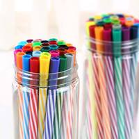 Vente en gros de marqueurs à tête souple à base d'eau Stylo aquarelle pour étudiants en art Ensemble de stylos à crochet à double tête Ventes directes du fabricant