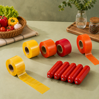 Rouleau de boyaux de saucisse en nylon lisse et inodore pour ligne de remplissage continue, épaisseur de paroi personnalisée, fournisseur direct d'usine