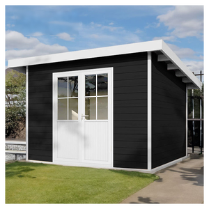 Casette da Giardino EASYGREEN Serie D in WPC, Prefabbricate Moderne in Acciaio con Pannelli Sandwich, Capannoni Attrezzi in Legno, Officina, Esterno Villa - Product Image 3