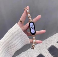 Metallarmband für Xiaomi Mi Band 8 9 Armband Modisches Ersatzarmband aus Rindsleder für Miband 8 9 NFC Zubehör