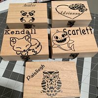 Boîte à bijoux en bois massif de paulownia non fini, personnalisable, avec couvercle à charnières, pour artisanat multifonctionnel/stockage DIY, cadeau de mariage