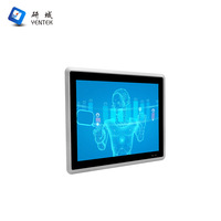 Panel PC Industrial Sin Ventilador de 10.4 Pulgadas, IP65, Intel I3 I5 I7, DDR4, 5 LAN POE, 4 RS232 COM, Amplio Rango de Temperatura, Computadora Integrada
