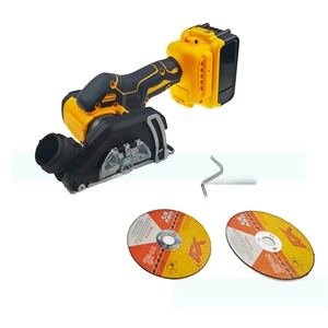 Scie à batterie au lithium de 3 pouces, mini-machine de découpe rechargeable, <span class=keywords><strong>petite</strong></span> <span class=keywords><strong>meuleuse</strong></span> d'angle portative, compatible avec Dewalt et <span class=keywords><strong>Makita</strong></span> - Product Image 3