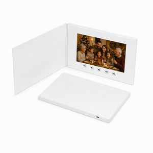Album <span class=keywords><strong>photo</strong></span> publicitaire portable de 7 pouces, personnalisé, imprimé à la main en sérigraphie, pour artisanat en papier, idéal pour cadeaux et lecteurs vidéo (ODM) - Product Image 4