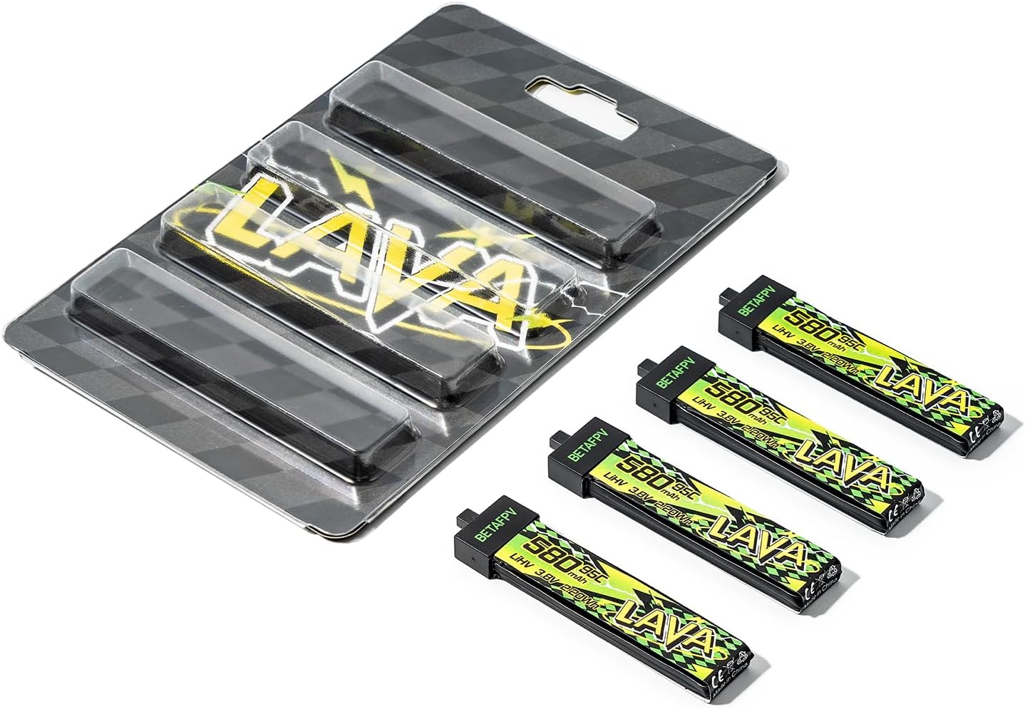 4 pièces 580 mAh