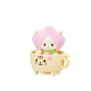 Vente en gros : Boîte mystère authentique <span class=keywords><strong>Sylvanian</strong></span> Families, mini-train et tasses à fruits, figurines mignonnes à collectionner, jouets de jeu d'imitation pour enfants - Product Image 4