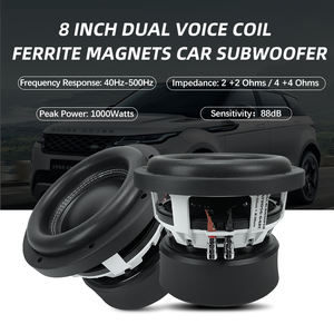 Caisson de basses audio Zeming pour voiture JZ-802, double 4 ohms, caisson de basses pour voiture de 8 pouces, caisson de basses amplifié pour voiture, caisson de basses pour voiture de 8 pouces - Product Image 2