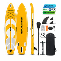 SUP gonflable conçu avec une zone d'attache extra large et une technologie Drop Stitch pour toutes les activités aquatiques