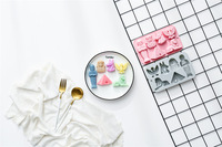 Moules à gâteau en silicone antiadhésifs au design égyptien, de qualité alimentaire, réutilisables, mignons, en silicone magnétique pour chocolat, bonbons et glaces DIY