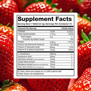 Compresse Effervescenti per una Pelle Radiosa, Compresse Sbiancanti con Collagene <span class=keywords><strong>e</strong></span> Vitamina C OEM/ODM per la Cura della Pelle per Gruppi di Adulti - Product Image 2