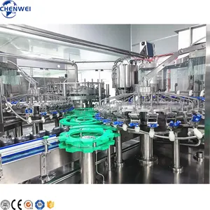 Energy Drink Making Machine Production Line Carbonated Drink Making Filling Bottling Machine