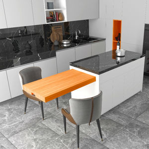 Glissière de tiroir à fonctionnement silencieux en alliage d'aluminium B3-LN durable, capacité de charge de 80kg, extension supplémentaire pour un usage intensif au bureau domestique - Product Image 1