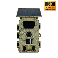 Luger Solar Panel Trail Camera Hunting Camera 4k 5k 8k Wifi 4G Wildlife Hunting Camera Waterproof Outdoor Night Vision Camera