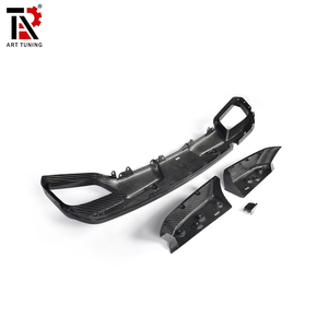 Difusor Trasero de Fibra de Carbono Seca X6M F96 <span class=keywords><strong>LCI</strong></span> para <span class=keywords><strong>BMW</strong></span> F96 <span class=keywords><strong>2023</strong></span> 2024, Kit de Carrocería Automotriz Ligero de Alto Rendimiento, <span class=keywords><strong>4</strong></span> Piezas - Product Image 4