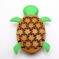 Juguete Articulado de Tortuga Marina Impreso en 3D de Vashine, Juguete Realista para Aliviar el Estrés, Regalo Ecológico de PLA para Niños