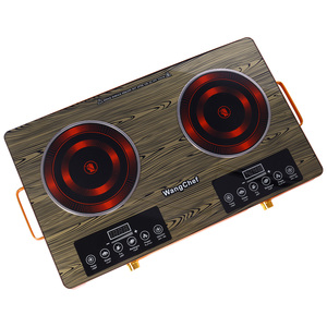 Multi-function Infrared <strong>Induction</strong> <strong>Cooker</strong> Two <strong>Burners</strong> Electric Ceramic Stove <strong>Induction</strong> Cooktop - Product Image 1