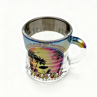 Verres à whisky fantaisie Hawaï personnalisés en gros, souvenirs touristiques, souvenirs de voyage, gobelet à shot, verre à liqueur durable et réutilisable