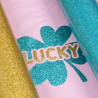 Vinilo de transferencia de calor con purpurina Yesion Glitter HTV Plotter vinilo de corte mejor para manualidades DIY e impresión de camisetas