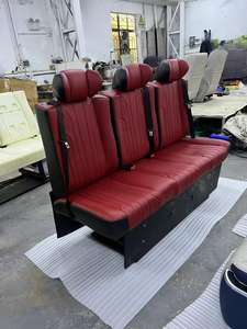 Asientos Modificados de Lujo VIP para Camioneta, Asiento de Sofá <span class=keywords><strong>Cama</strong></span> Plegable para Sprinter, Coaster, King Long, Accesorios Interiores para Automóviles - Product Image 4