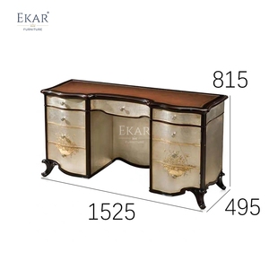 Table de toilette de luxe EKAR <span class=keywords><strong>Florentine</strong></span> &amp;   Miroir orné |   Coiffeuse peinte à la main de style anglais |   EKAR FURNITURE - Product Image 6