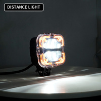 Luz de Conducción LED de 4 Pulgadas con Certificación E-mark, Lámpara de Trabajo Cúbica de 4 Pulgadas para 12V, para Camionetas, Vehículos Todoterreno, UTV, Barcos