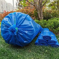 Sac de Fermentation pour Ensilage Bleu Extra Large - Sac de Stockage en Plastique Robuste pour la Conservation de la Paille en Agriculture