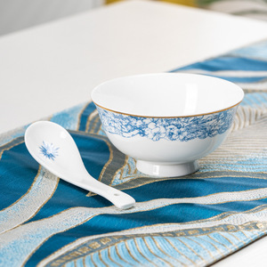 European Style Light Luxury Retro Bone China Lucky Star <b>Dinnerware</b> Sets Reusable Dishwasher Safe Gift - Product Image 3
