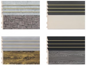 Panneau mural décoratif en polystyrène, revêtement mural en PS, panneau intérieur cannelé pour les murs <span class=keywords><strong>de</strong></span> fond <span class=keywords><strong>de</strong></span> télévision - Product Image 2