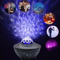 Led Laser Décor Bluetooth Haut-Parleur Smart Music Projecteurs d'étoiles étoilées Lumière Projecteur d'étoiles Galaxie Projecteur pour la décoration intérieure