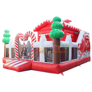 Parque de juegos inflable navideño, tobogán inflable, castillo inflable de calidad comercial para niños. - Product Image 4