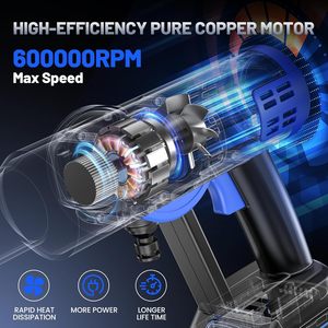 Hidrolavadora Eléctrica de 21V con Kit de Pistola Rociadora <span class=keywords><strong>y</strong></span> <span class=keywords><strong>Baterías</strong></span> Dobles para Lavado de Autos - Product Image 2