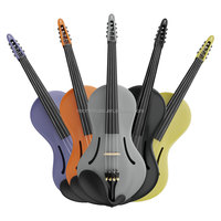 Instrument à cordes puissant V-PAN Violon acoustique OEM de haute qualité et violon électrique Matériau en fibre de carbone 4/4 3/4 1/2 1/4 1/8